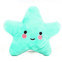 Load image into Gallery viewer, Stuffed Toy Squeaker Squeaky Plush Sound Fruits Vegetables watermelon stars Feeding Carrot Banana