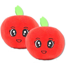Load image into Gallery viewer, Stuffed Toy Squeaker Squeaky Plush Sound Fruits Vegetables watermelon stars Feeding Carrot Banana