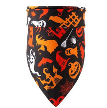 Load image into Gallery viewer, Christmas Pet Dog Bandana Small Large Dog Bibs Towel Scarf Halloween Pumpkin Printing Puppy Pet Grooming Costume Accessories