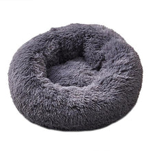 Load image into Gallery viewer, Long Plush Super Soft Pet Bed Kennel Dog Round Cat Winter Warm Sleeping Bag Puppy Cushion Mat Portable Cat Supplies