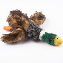 Load image into Gallery viewer, Dog Toys Squirrel Pet Toys Plush Puppy Chew Animals Squirrel Duck Shaped Squeak