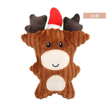 Load image into Gallery viewer, New Christmas Pet Dog Toys Santa Claus Toys Chew Squeaker Pet Plush Toys For Dogs Cute Biting Rope Sound Toys Pet Cat Doll