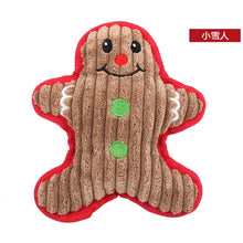 Load image into Gallery viewer, New Christmas Pet Dog Toys Santa Claus Toys Chew Squeaker Pet Plush Toys For Dogs Cute Biting Rope Sound Toys Pet Cat Doll