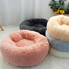 Load image into Gallery viewer, Warm Fleece Dog Bed Round Pet Cushion For Small Medium Large Dogs Cat Long Plush Winter Dog Kennel Puppy Mat Bed Lounger Sofa