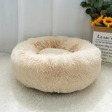 Load image into Gallery viewer, Warm Fleece Dog Bed Round Pet Cushion For Small Medium Large Dogs Cat Long Plush Winter Dog Kennel Puppy Mat Bed Lounger Sofa