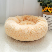 Load image into Gallery viewer, Warm Fleece Dog Bed Round Pet Cushion For Small Medium Large Dogs Cat Long Plush Winter Dog Kennel Puppy Mat Bed Lounger Sofa