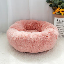 Load image into Gallery viewer, Warm Fleece Dog Bed Round Pet Cushion For Small Medium Large Dogs Cat Long Plush Winter Dog Kennel Puppy Mat Bed Lounger Sofa