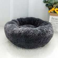 Load image into Gallery viewer, Warm Fleece Dog Bed Round Pet Cushion For Small Medium Large Dogs Cat Long Plush Winter Dog Kennel Puppy Mat Bed Lounger Sofa