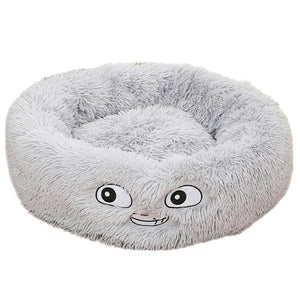 Round Dog Bed Washable Pet Cat Bed Dog Breathable Lounger Sofa for Small Medium Dogs Super Soft Plush Pads Products for Dog Bed