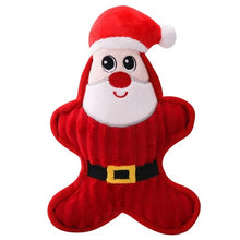 Load image into Gallery viewer, New Christmas Santa Claus Pet Dog Toys Chew Squeaker Pet Plush Toys For Dogs Cute Biting Rope Sound Toys