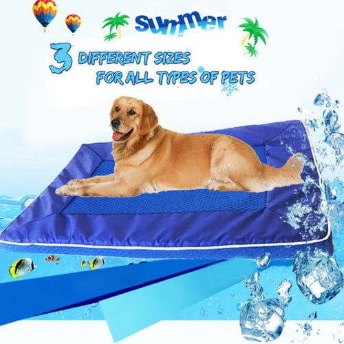 Pet Cooling Mat Non-Toxic Cool Gel Pad Cooling Pet Bed for Summer Dog Cat Puppy Chilly Non-Toxic Summer Cool Bed Pad Cushion New