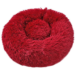 Round Dog Bed Washable Pet Cat Bed Dog Breathable Lounger Sofa for Small Medium Dogs Super Soft Plush Pads Products for Dog Bed