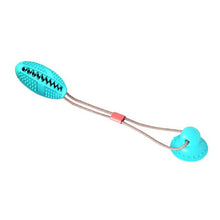 Load image into Gallery viewer, Dog Bite Toy with Suction Cup Doggy Pull Ball Multifunction Pet Molar Bite Toy Durable Dog Tug Rope Ball Toy - Tugging