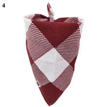 Load image into Gallery viewer, Fashion Plaid Adjustable Pet Dog Puppy Cat Neck Scarf Bandana Neck Decor 100% Cotton Collar Neckerchief For Dog Accessories