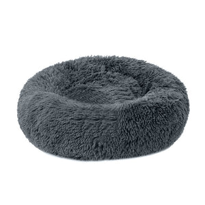 Kennel Pet Dog Bed Warm Dog House Soft Round Dog Bed  Long Plush Puppy Cushion Nest Comfortable Pet Bed Mat