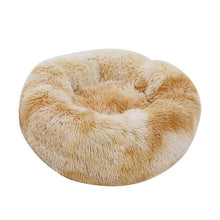 Load image into Gallery viewer, Kennel Pet Dog Bed Warm Dog House Soft Round Dog Bed  Long Plush Puppy Cushion Nest Comfortable Pet Bed Mat