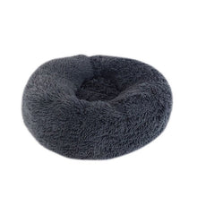 Load image into Gallery viewer, Kennel Pet Dog Bed Warm Dog House Soft Round Dog Bed  Long Plush Puppy Cushion Nest Comfortable Pet Bed Mat