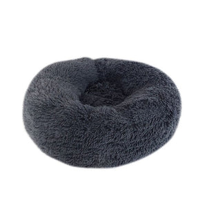 Kennel Pet Dog Bed Warm Dog House Soft Round Dog Bed  Long Plush Puppy Cushion Nest Comfortable Pet Bed Mat