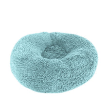 Load image into Gallery viewer, Kennel Pet Dog Bed Warm Dog House Soft Round Dog Bed  Long Plush Puppy Cushion Nest Comfortable Pet Bed Mat