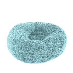 Kennel Pet Dog Bed Warm Dog House Soft Round Dog Bed  Long Plush Puppy Cushion Nest Comfortable Pet Bed Mat