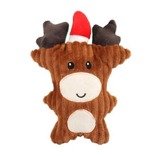 Load image into Gallery viewer, New Christmas Santa Claus Pet Dog Toys Chew Squeaker Pet Plush Toys For Dogs Cute Biting Rope Sound Toys