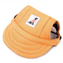 Load image into Gallery viewer, Pet Dog Cap Small Pet Summer Canvas Cap Dog Baseball Visor Hat Puppy Outdoor 8 Styles Dogs Hats Pet Supplies DOGGYZSTYLE