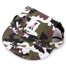 Load image into Gallery viewer, Pet Dog Cap Small Pet Summer Canvas Cap Dog Baseball Visor Hat Puppy Outdoor 8 Styles Dogs Hats Pet Supplies DOGGYZSTYLE