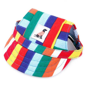 Pet Dog Cap Small Pet Summer Canvas Cap Dog Baseball Visor Hat Puppy Outdoor 8 Styles Dogs Hats Pet Supplies DOGGYZSTYLE